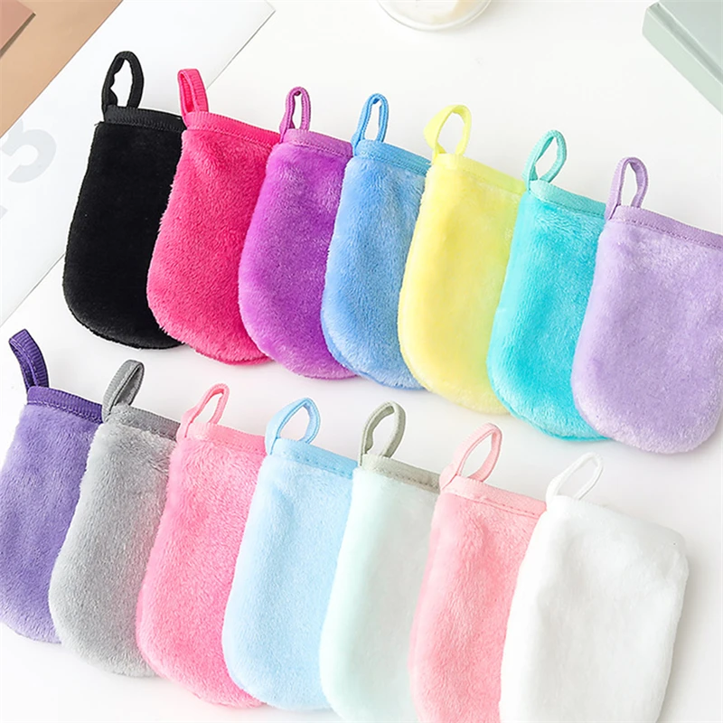 Face Deep Cleaning towels for baby Reusable Makeup Remover Glove Soft Microfiber Cleansing Makeup Removing Cleaning Towel baby towel