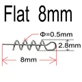 Flat 8mm