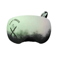 Drop Shipping Stretchy Snowboard Goggle Protector 2021 Soft Bag Skiing Goggle Cover 1