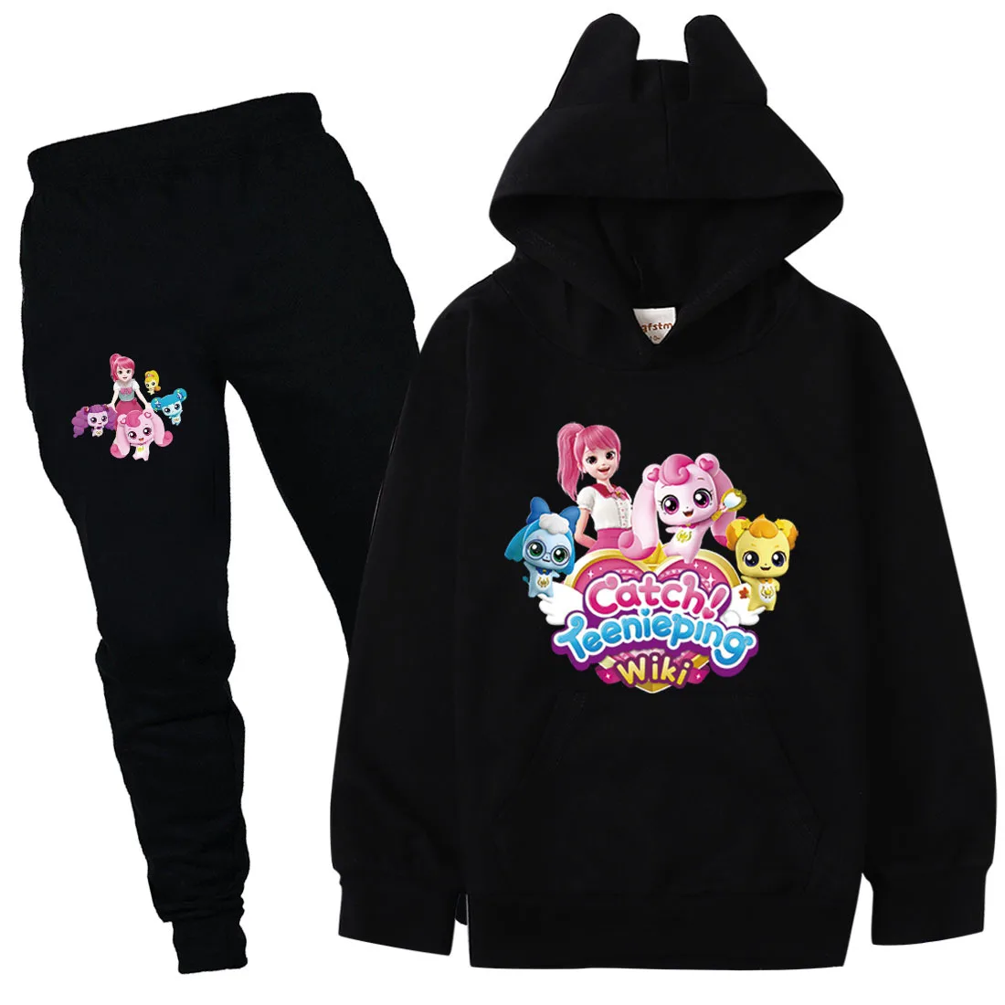 

Catch Teenieping Children Clothing Suit Boys Tracksuits Kids Sport Suits Girls Hoodies Tops+Pants 2pcs Set 2-16 Years