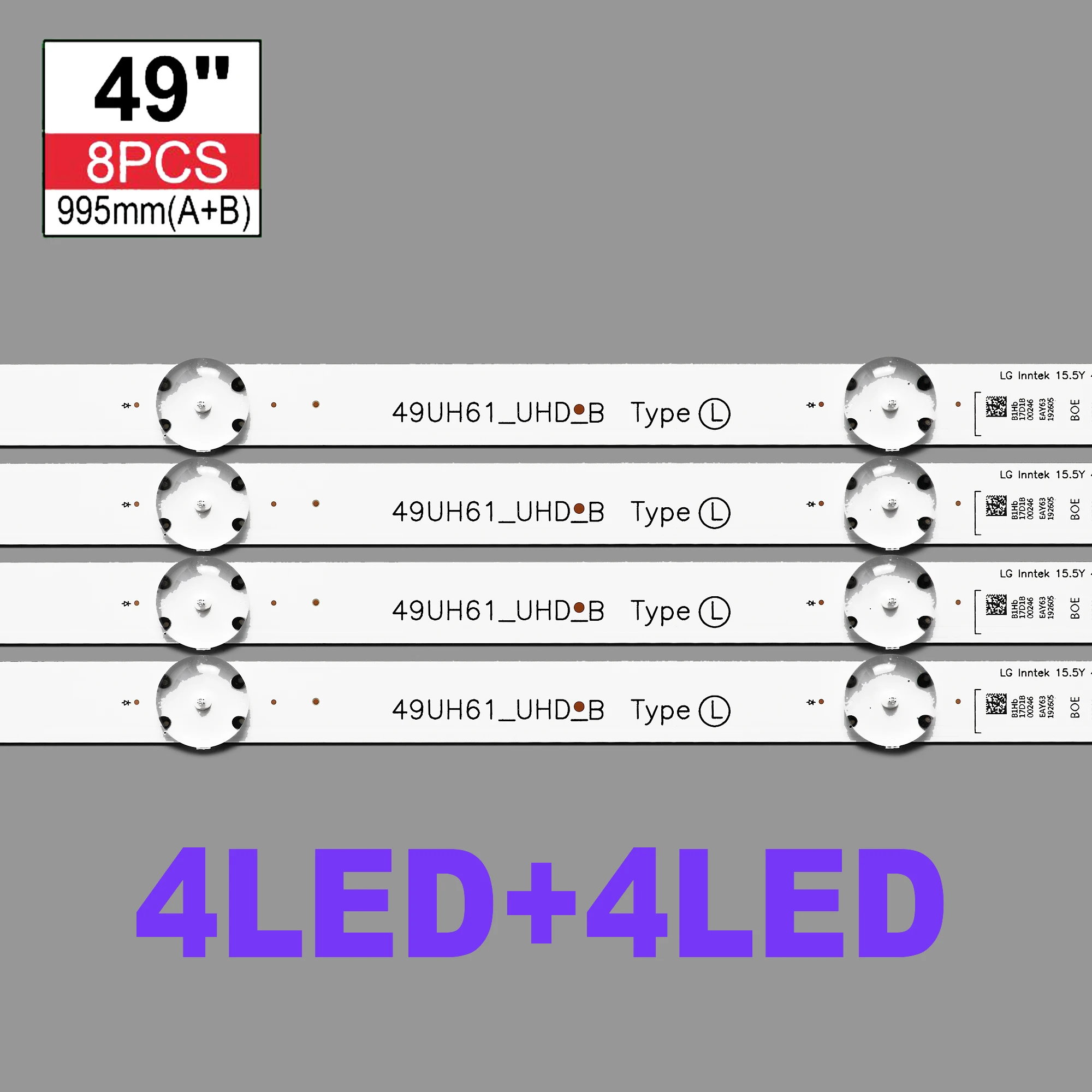 100% ο LED Ʈ Ʈ LIG 49UH610V 49UH603V 49UH6100 49UH620V 49LH590V 49UH610A 49UH6030 49UF6407 49LF5100 49LH5100