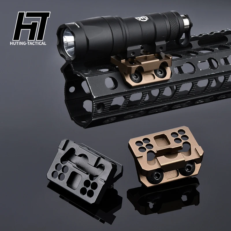 Rail Aluminium Noir 9 Slots Pour Keymod System