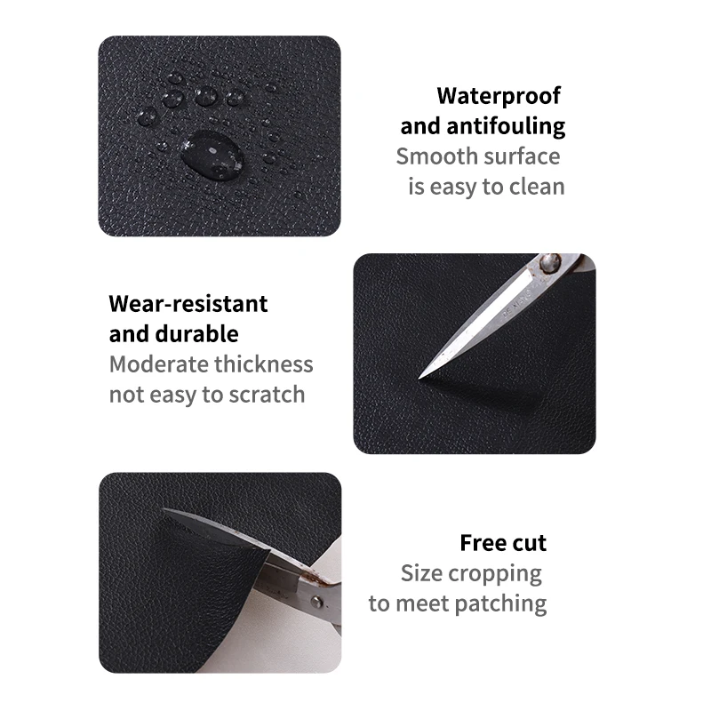 60x137CM PU Leather Repair Patch With Self Adhesive Upholstery Vinyl Sticker For Couches Sofa Furniture Car Seats Bags Jackets