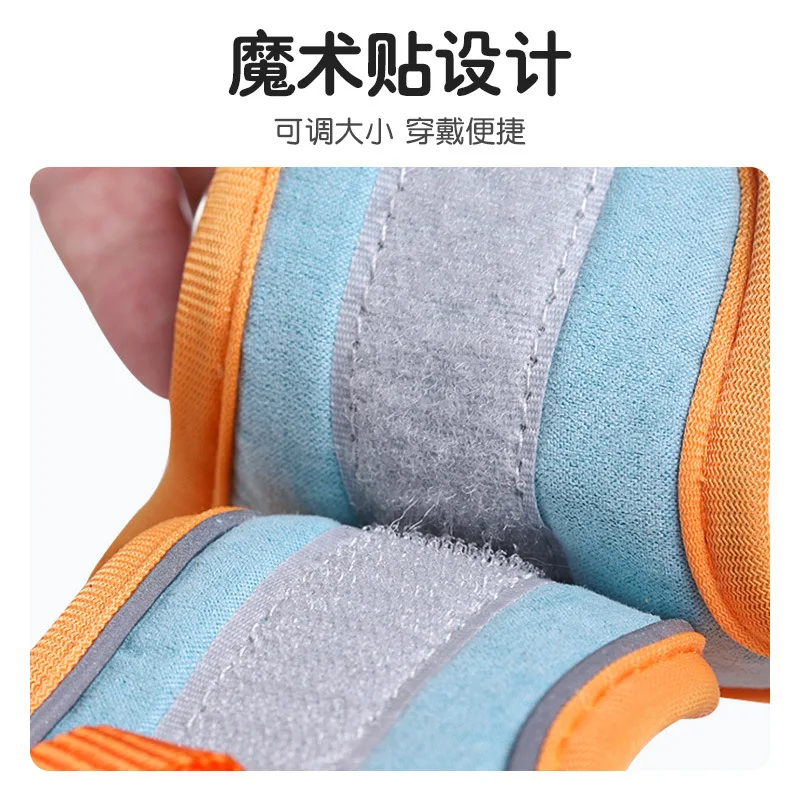 Adjustable Bunny Harness and Leash Set Double Buckle Reflective Strips Rabbit Vest For Rabbit Walks