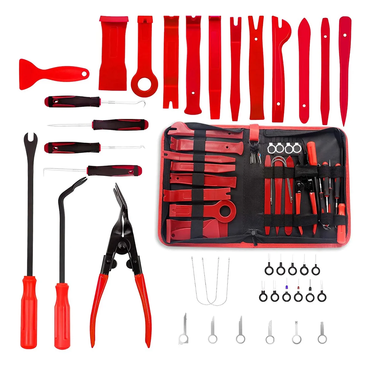 

38Pcs Hand Tool Set Pry Disassembly Tool Interior Door Clip Panel Trim Dashboard Removal Tool Kit Auto Car Repair Tool