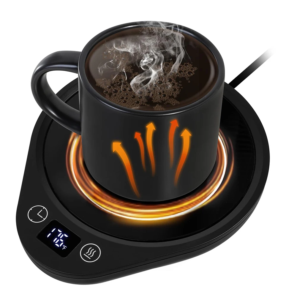 Coffee Mug Warmer with 4H Auto Shut Off 3 Temp Settings Coffee Cup Warmer for Desk Mug Heater Plate for Tea Milk