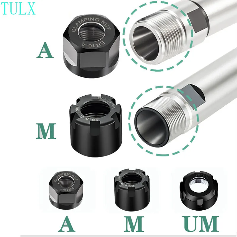 Tool Carrier Extension Rod ER Collet Chuck Holder CNC Milling TULX C6 C8 C10 C12 C16 C20 C25 C32 ER11 ER16 ER20 ER25/32
