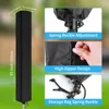 Multi-function Rotary Clothes Dryer Cover Laundry Rack Protective Case Windproof Clothes Dry Shield Waterproof Adjustable Rope 2