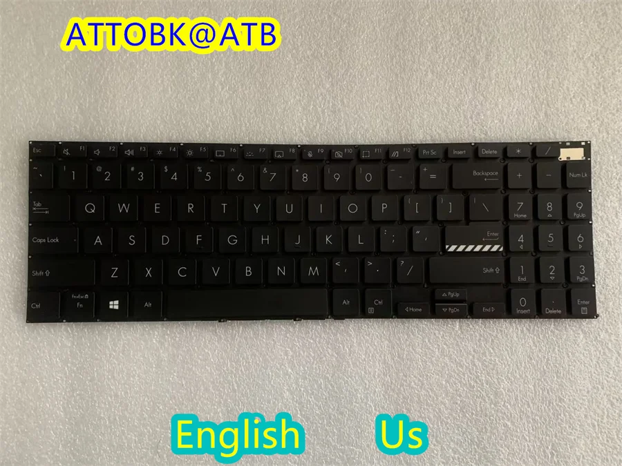 Teclado do Portátil ru Eua Reino Unido para Asus Vivobook 15 Pro M3500 M3500q M3500qc D3500 M3500qa X3500 M6500r M6500q K6500z Retroiluminação