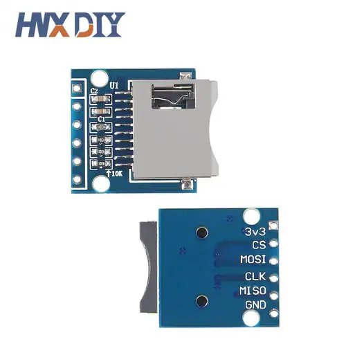 1-10pcs Micro Mini SD Storage Expansion Board Mini Micro SD TF Card Memory Shield Module With Pins for Arduino - Image 4