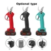Hot Sell Scissors Cordless Electric Pruner 88VF 21V 30mm Electric Pruner Rechargeable Battery Pruning Shears Garden Cutter 4