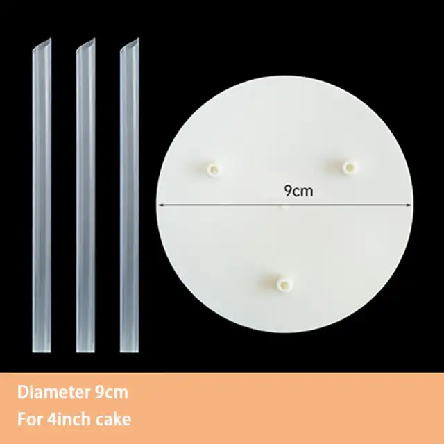 3Pcs 12/16/20cm Cake Boards Multi-layer Cake Stands Support Frame with 9 Cake  Dowel Rods for Tiered Cakes Construction Stacking - AliExpress