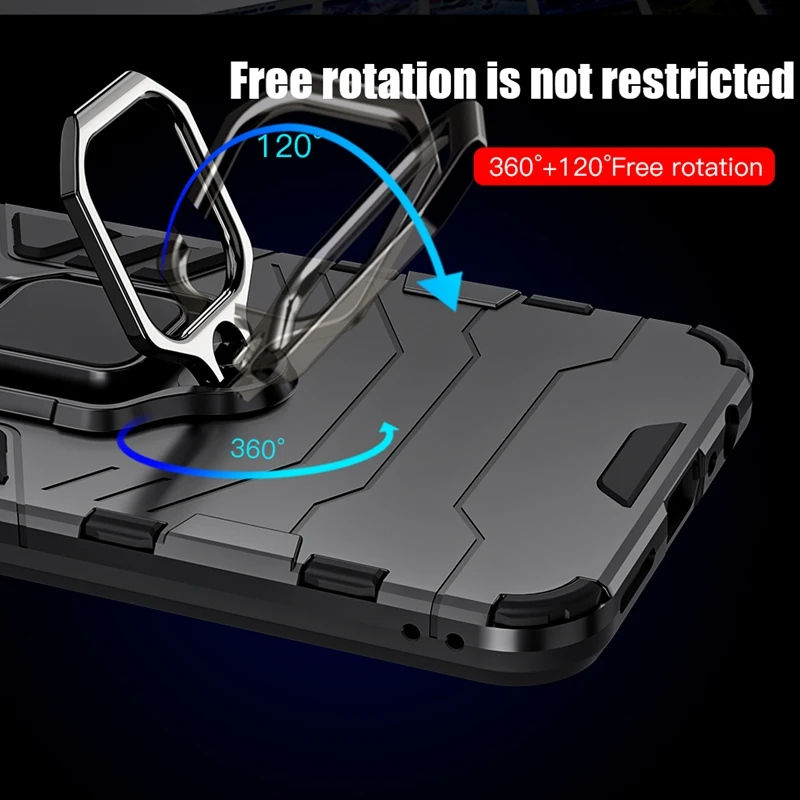 Magnetisk etui for OPPO Reno 12 Pro 5G Reno 11 11F beskyttelsesdeksel med ringstativbrakett Shell Fundas Coque_voghion.com