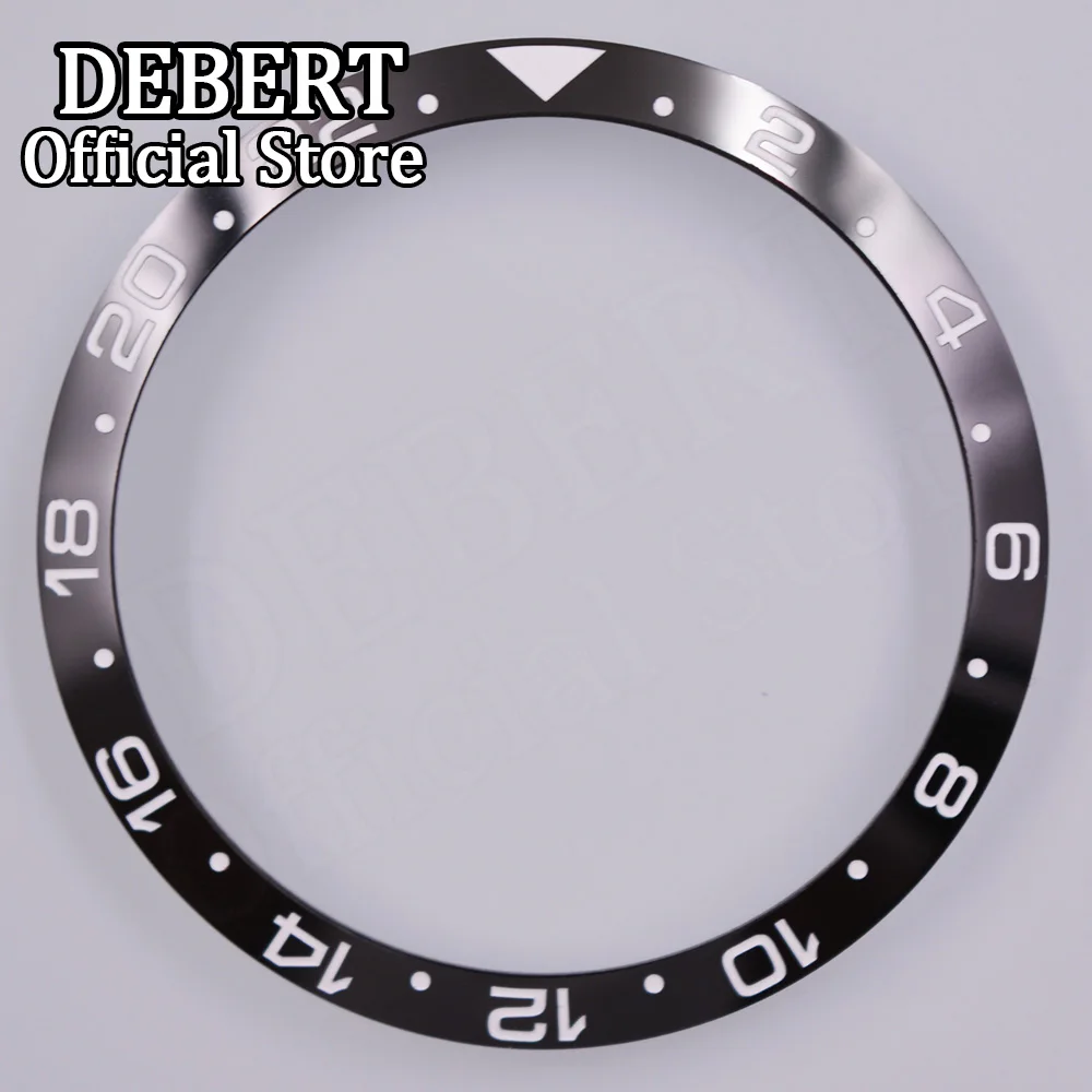 34mm*28.7mm Ceramic Watch Bezel Fit 36mm Automatic Watch Replacement Spare Parts Black/Blue/Green Bezel Ring watch dial accessories watch face accessories clock movement parts
