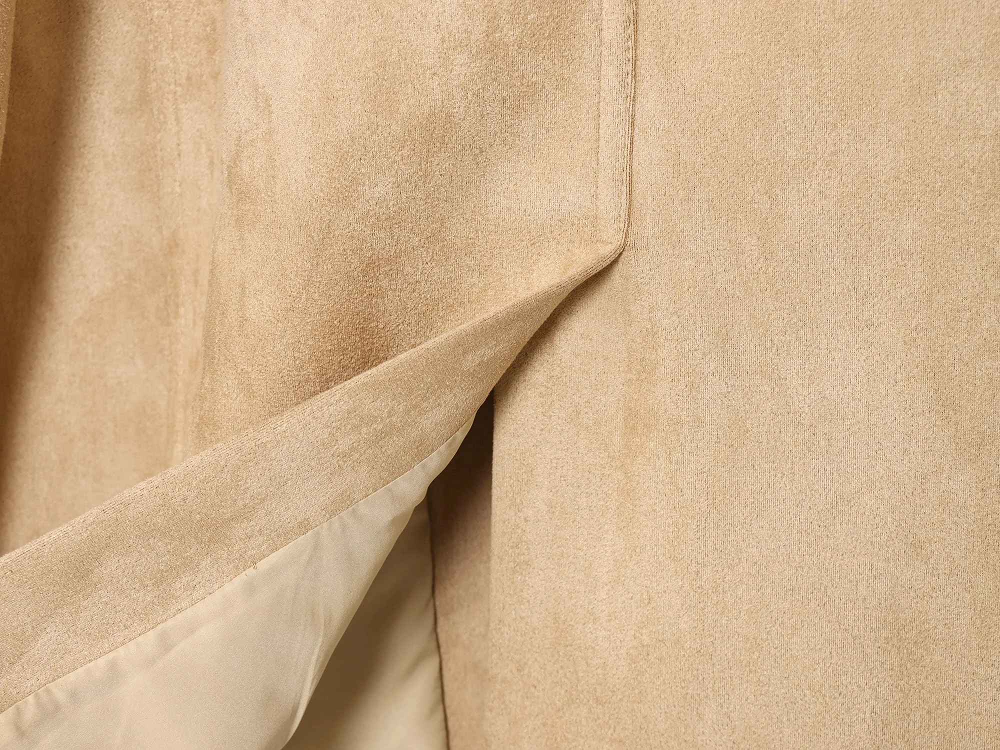 Women Suede Blazer Jacket New Women's Blazer Pockets Lapel Single-Breasted Back Slit Design Suitable Coats