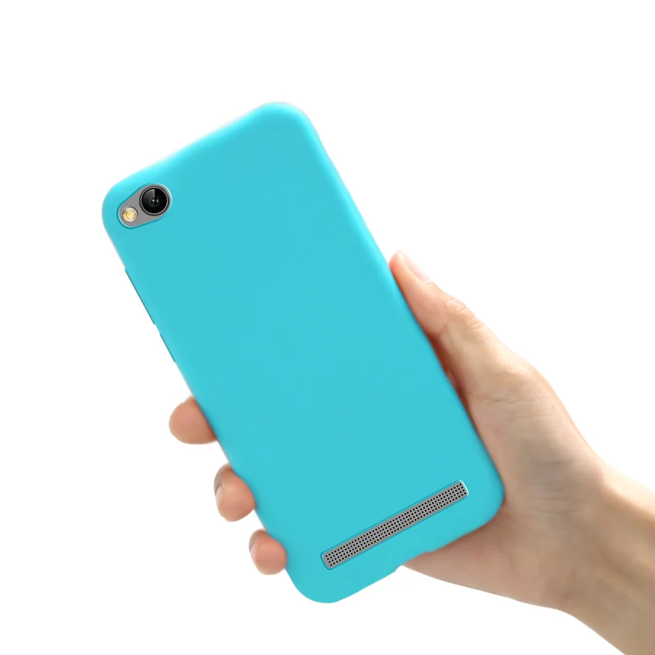 Vibrant Candy Color Silicone Shockproof TPU Phone Case