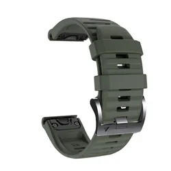 Versatile QuickFit Silicone Watch Strap - Durable Replacement Bracelet in Multiple Colors - 22mm Quick release (F6 - 1)