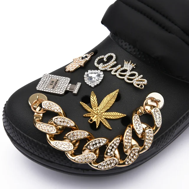 CROCS, Accessories, Piece Crocs Designer Butterfly Flower Perfume Bling  Charms Shoe Decoration