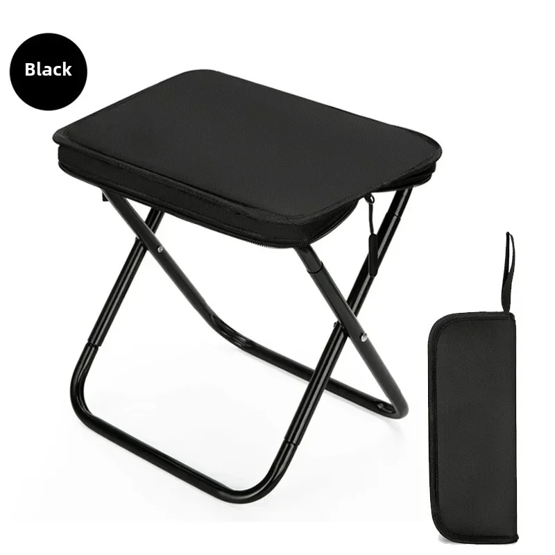 Portable Multifunctional Outdoor Picnic Camping Folding Chair Ultra Light Fishing Stool Travel Stool Fishing Accessories
