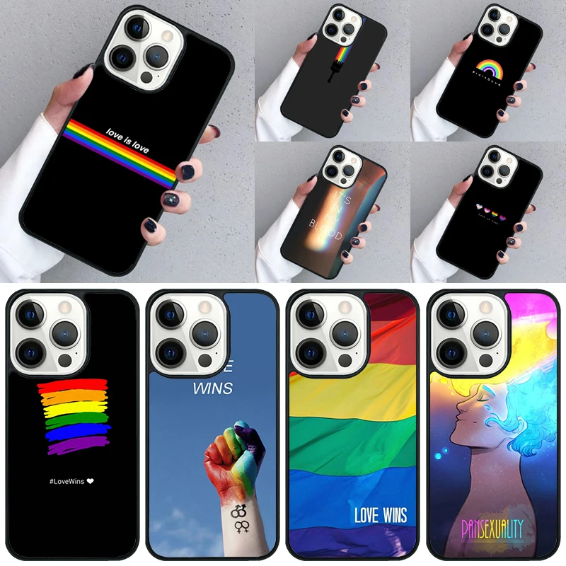 LGBT Love Wins Phone Case For iphone SE2020 15 13 14 Pro Max 11 12 Mini 6S 7 8 Plus 2022 XR XS MAX Shell Cover coque