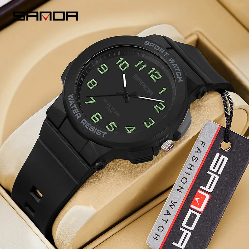 

SANDA New Arrival Quartz Watches Brand Classic Arabic Numeral Scale Casual Fashion Women Watch Waterproof Luminous Reloj Mujer