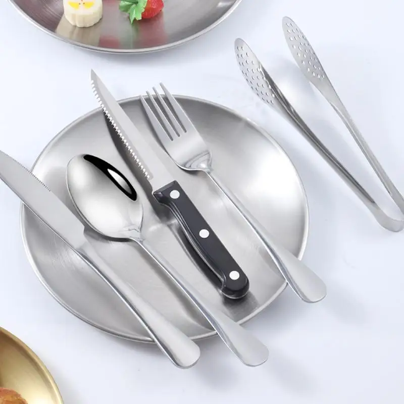 Set di 10 Pezzi di Posate in Acciaio Inox per Esterni - immagine 5