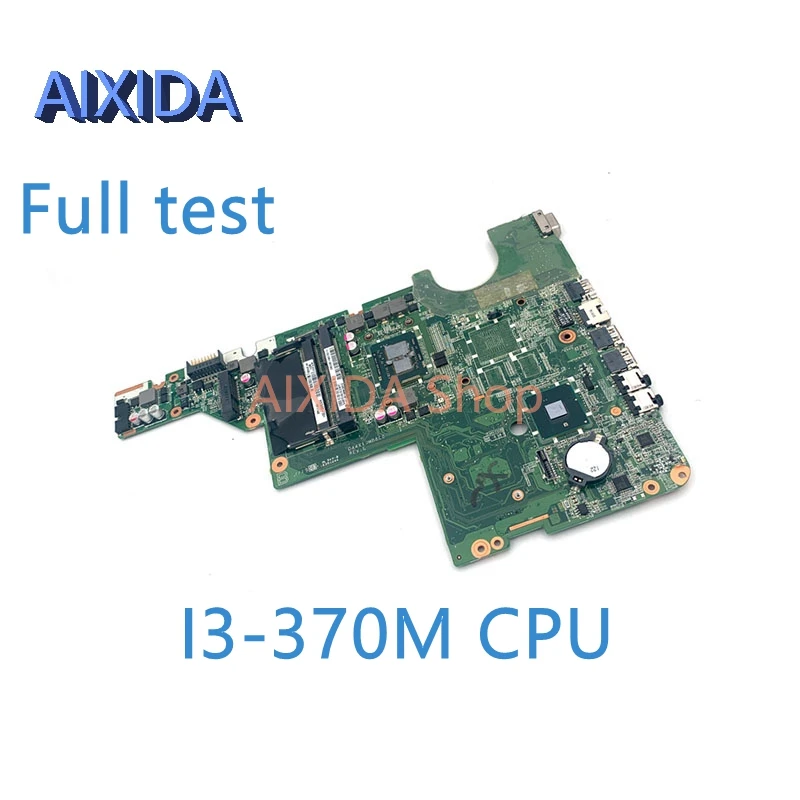 

Материнская плата AIXIDA 637583-001 DAAX1JMB8C0 для ноутбука HP Pavilion G62 G42, материнская плата I3-370M, встроенный процессор HM55 DDR3, полностью протестирована