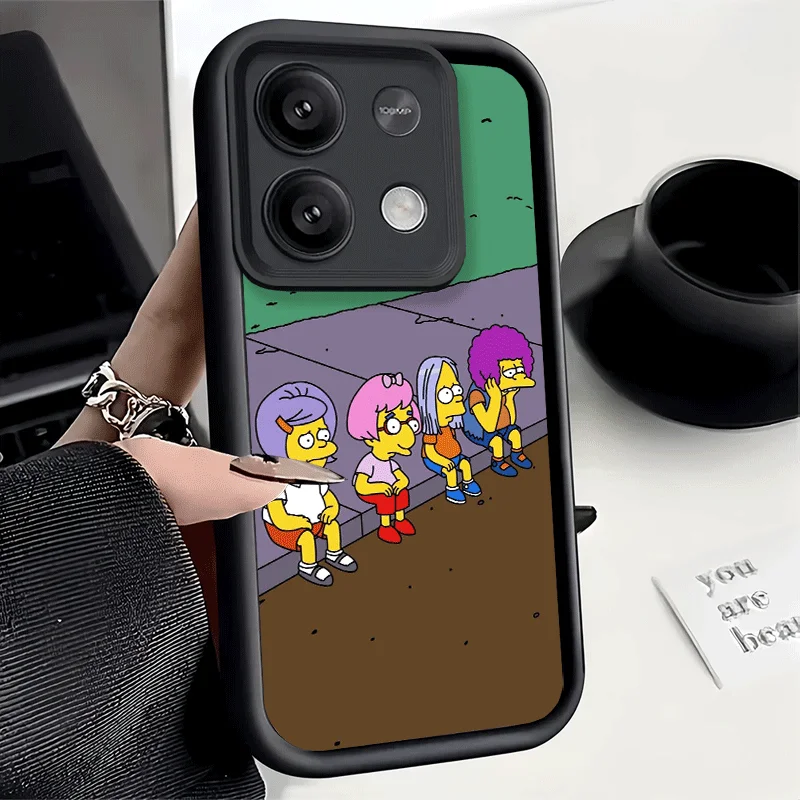 Cartoon Homers-Themed Shockproof Phone Case