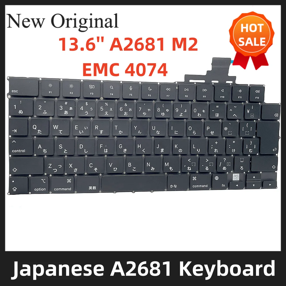 A2681 Tastiera Layout Giapponese Per Macbook Retina Air 13 "A2681 Emc 4074 M2 2022 Anno Tastiera