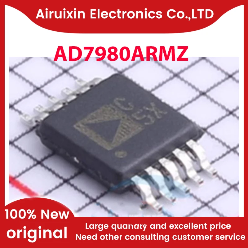 

100% новые и оригинальные AD7980ARMZ MSOP10 1 шт./лот
