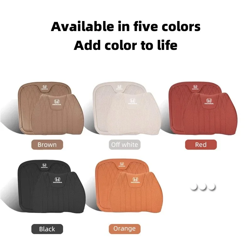 الجلود وسادة مقعد السيارة كرسي داعم للفقرات القطني...