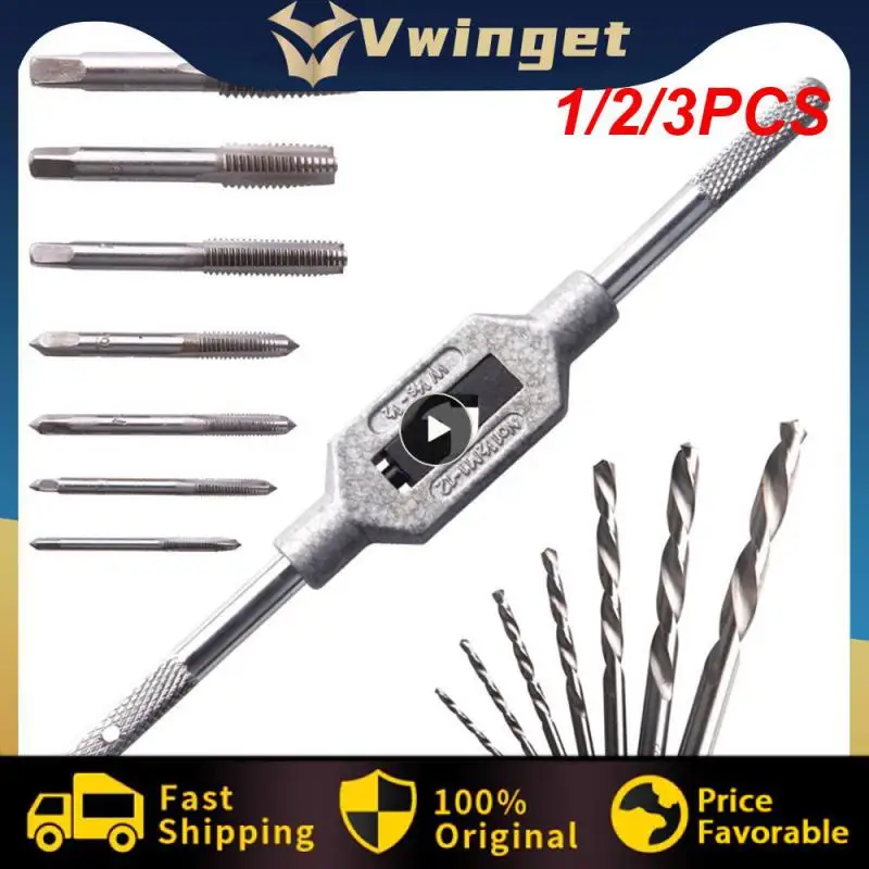 

1/2/3PCS HSS-CO 5% Cobalt Drill Bit Set Metric Straight Shank Set With Metal Case For Stainless Steel Wood Metal Drilling