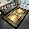 Modern Golden Luxury Carpet for Living Room Abstract Large Size Carpets Non-slip Bedroom Decoration Rug 200x300 Coffee Table Mat 4