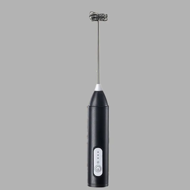 Frullatore elettrico per schiuma di latte Montalatte portatile in acciaio inossidabile Frusta per caffè senza fili Miscelatore Frullino per le uova Strumenti per la cucina 2