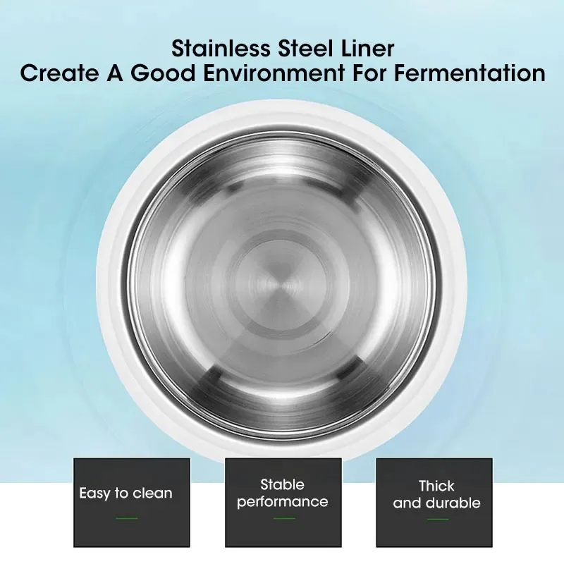 Electric Mini Yogurt Maker 1L Automatic Multifunctional 220V Household Rice Wine Maker DIY Yogurt And Natto Fermenting Machine