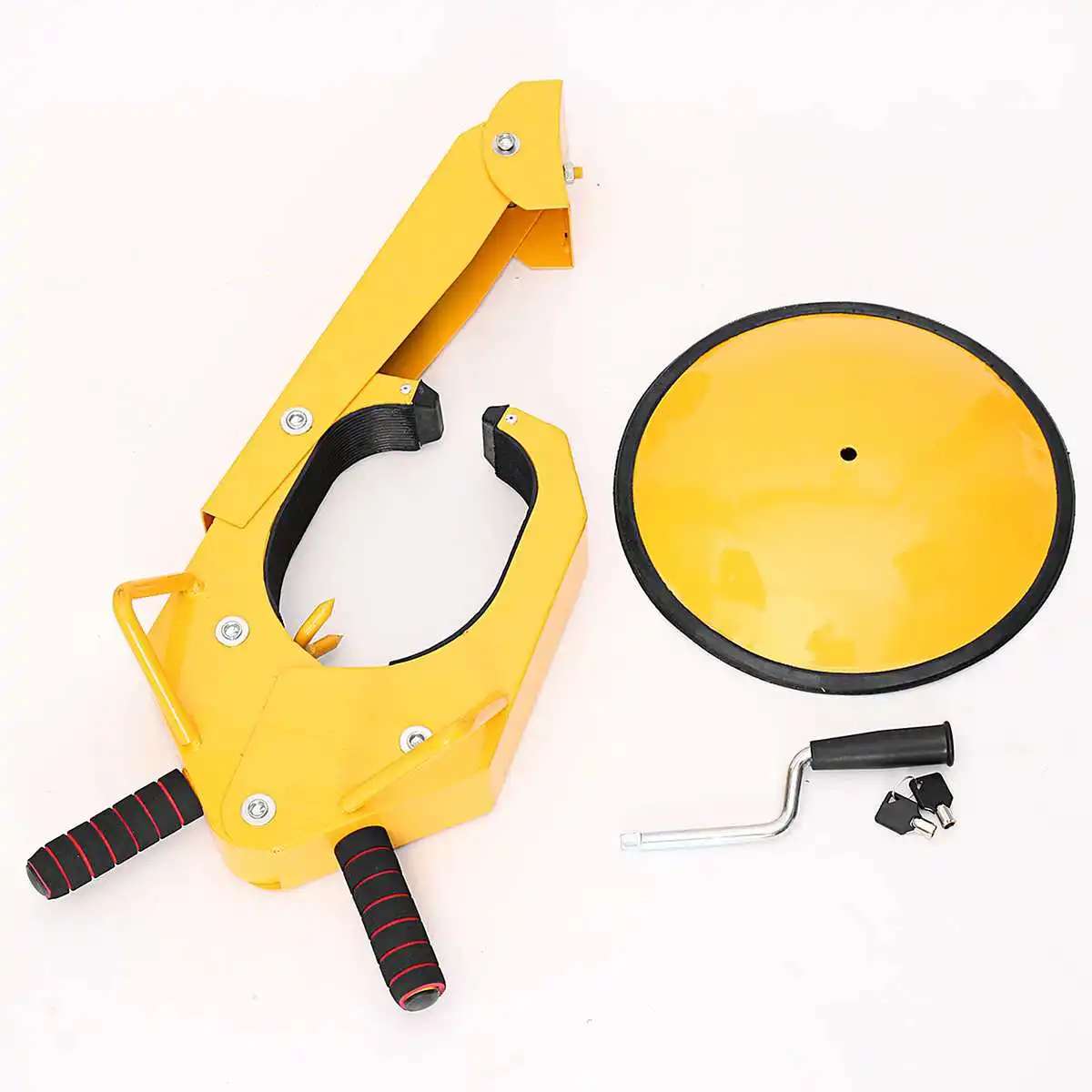 

2022 Yellow Lock Cylinder Car Parking Lock Car Anti Theft Lock