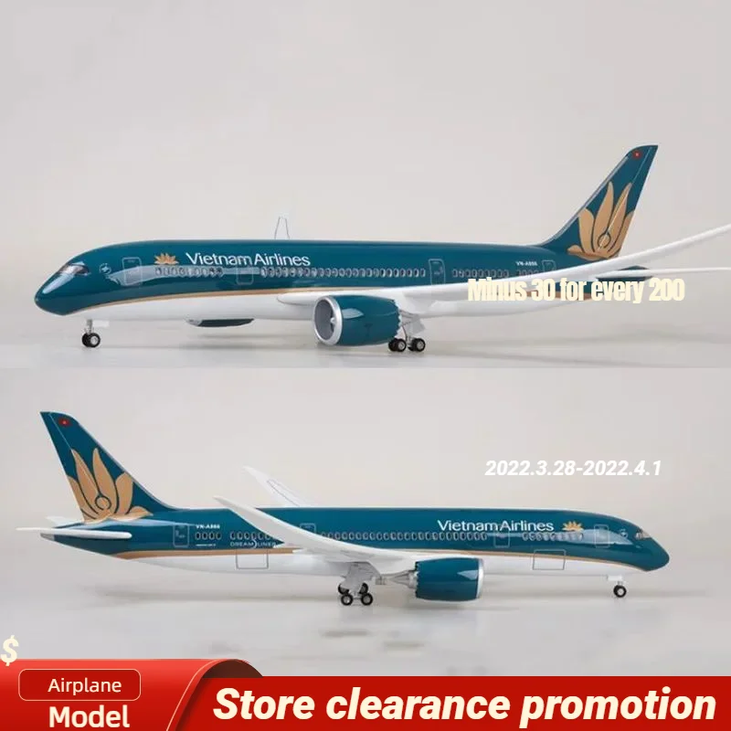 

Модель самолета в масштабе 1/130, 47 см, B787