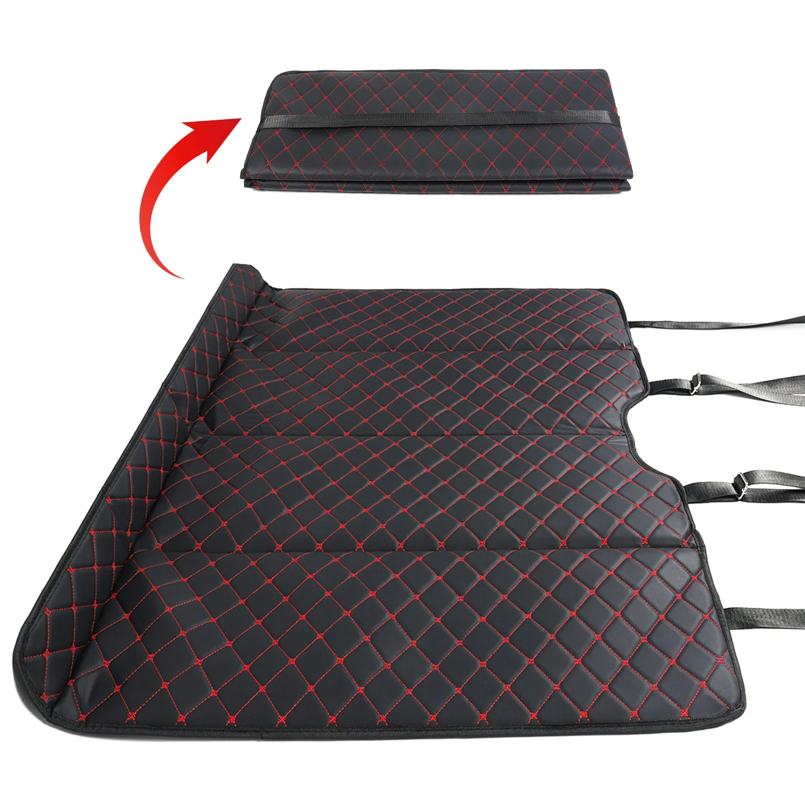 Bed Car Mattress Folding Of Rear Car Sleeping Mats Extender Back Seat Cushion Portable Car Camping Mattress for Sedan SUV Truck