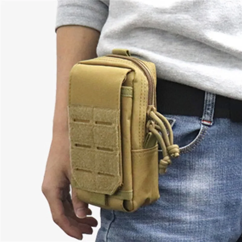 

Tactical Molle Pouch Military Waist Outdoor Men EDC Tool Vest Pack Purse Mobile Phone Case Hunting Compact Bag Oxford