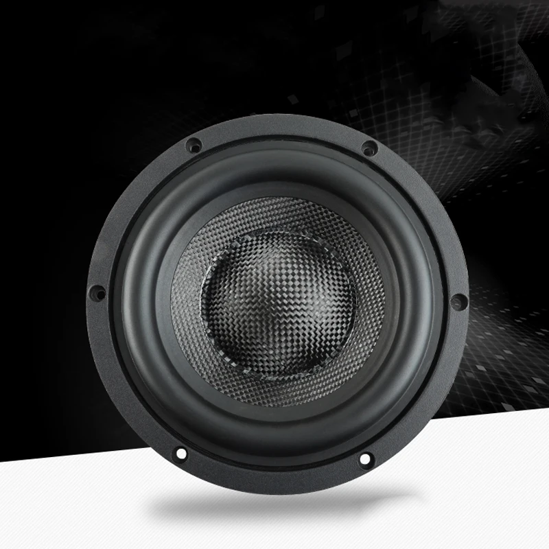 6.5 Inch Subwoofer Speaker Unit Woofer Home Theater System LoudSpeaker 80W Car Audio Modified Speaker High-power HIFI Sound