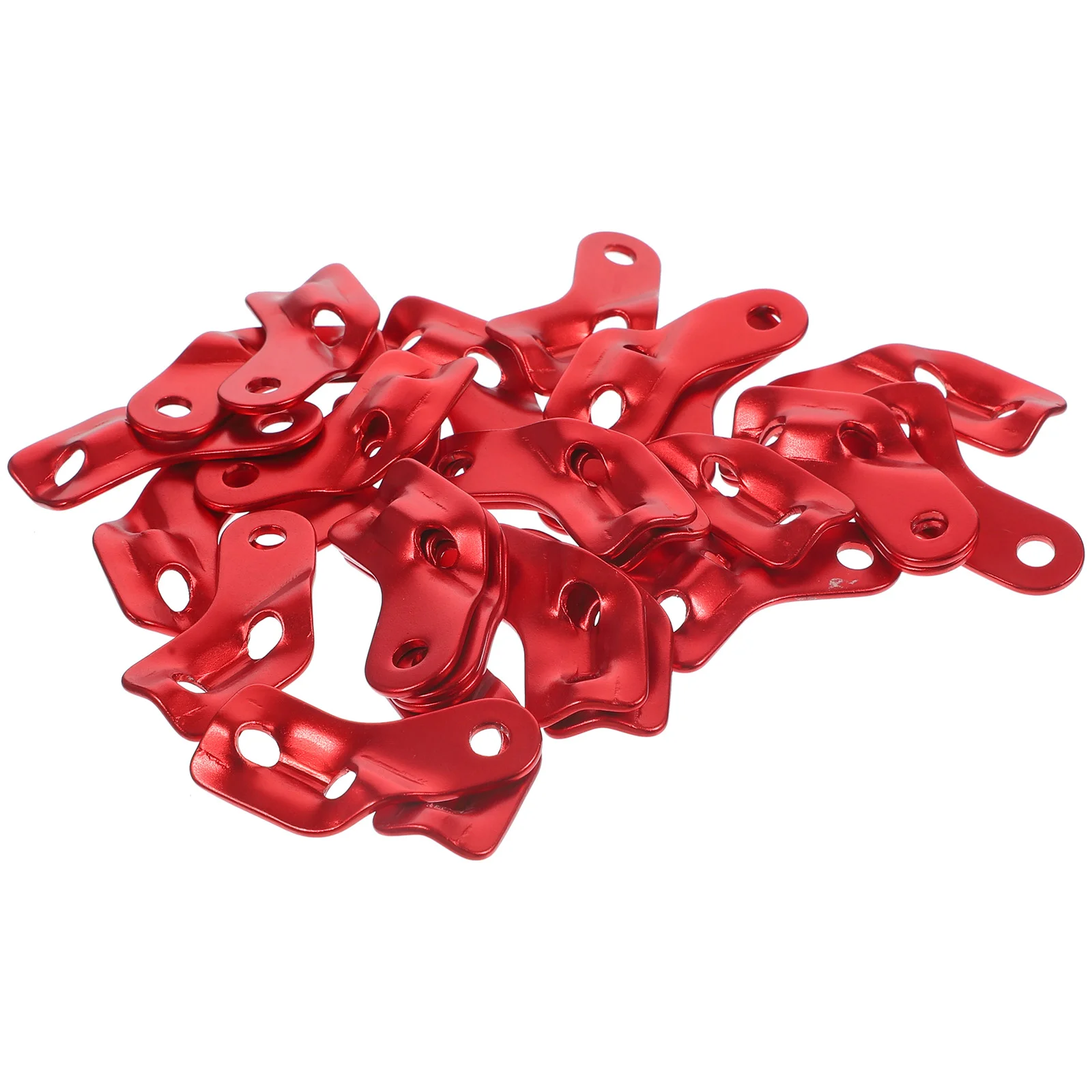 

26 Pcs Outdoor Camping and Mountaineering Three-eye Aluminum Alloy 7-character Parachute Rope Buckle Tent