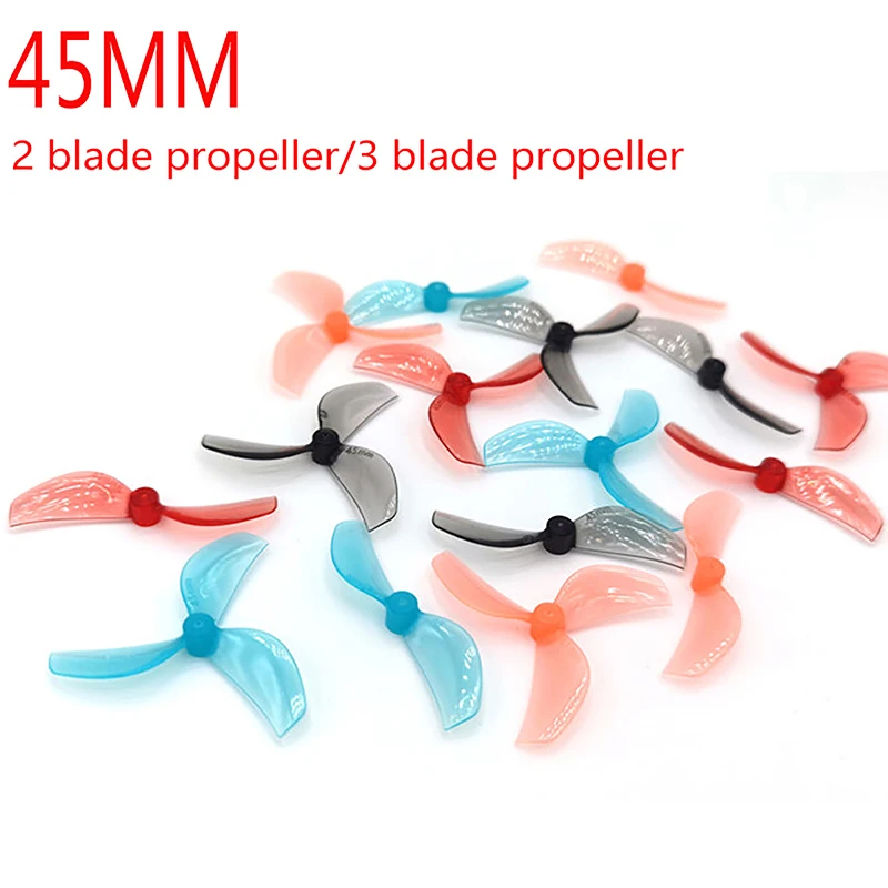 

4 пары RC FPV Racing Freestyle 1,8 дюйма Cinewhoop зубочистка дроны DIY части Gemfan 45 мм 3-лопастные PC Propeller 1 мм 1,5 мм