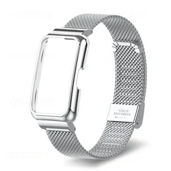 Banda inteligente de acero inoxidable premium y funda protectora - Accesorio de pulsera de metal