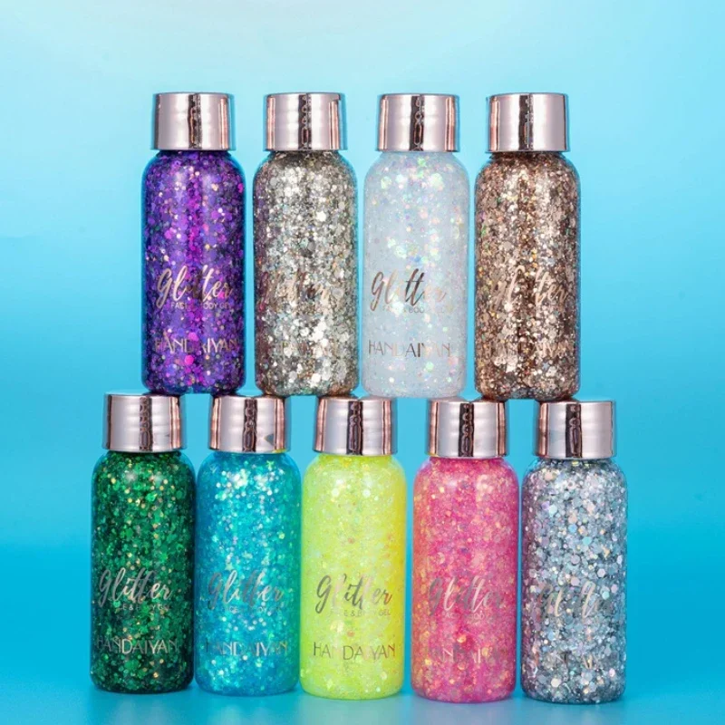 Eye Glitter Nail Hair Body Face Stickers Gel Art Loose Sequins Cream Diamond Jewels Rhinestones Makeup