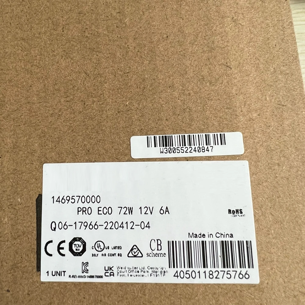 DIN-Rail Switching Power Supply For Weidmuller 1469570000 PRO ECO 72W 12V 6A 2 DIN Rail Switching Power Supply For Weidmuller 1469570000 PRO ECO 72W 12V 6A
