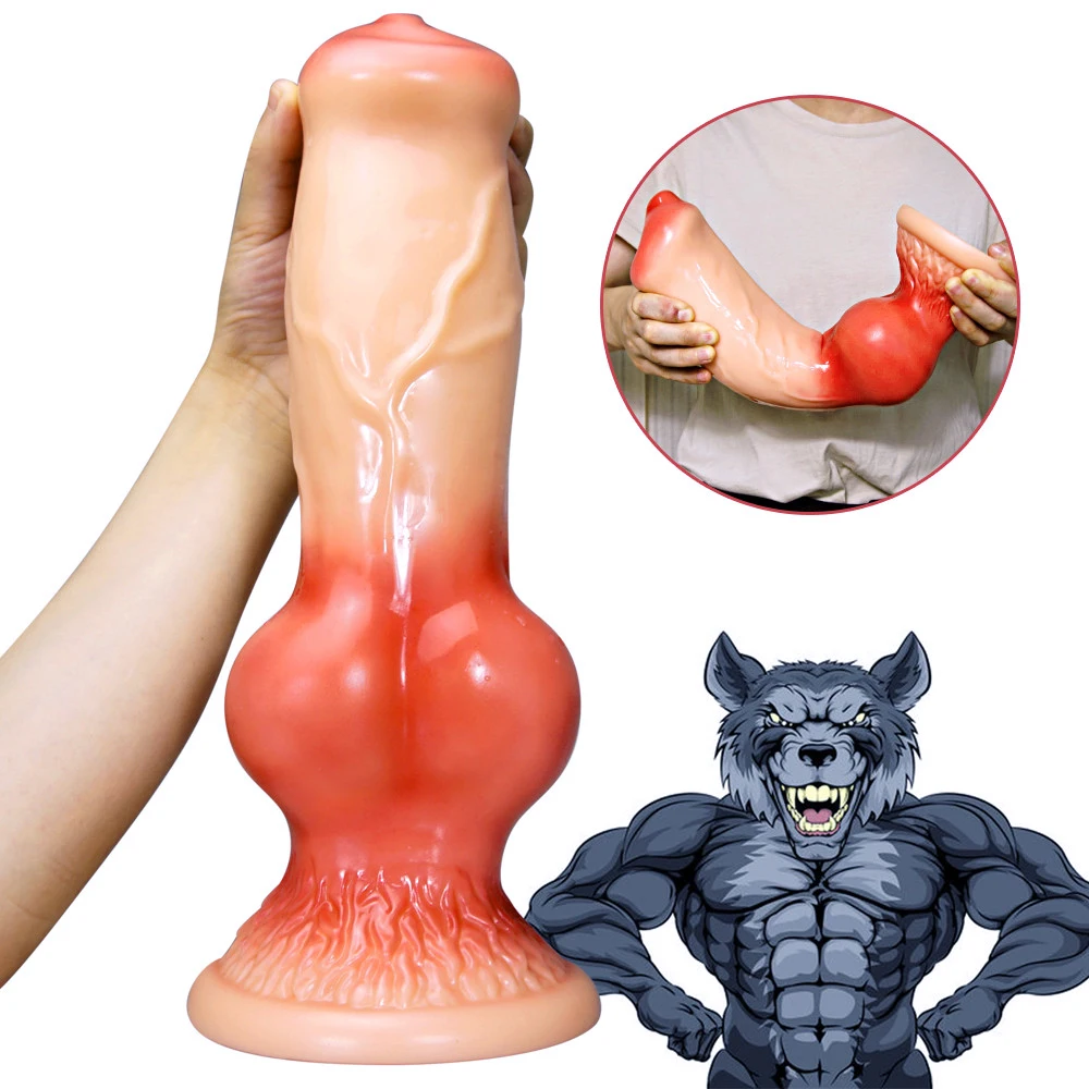 

Realistic Animal Dildo XXL Huge Penis With Suction Cup Big Butt Plug Giant Monster Cock Dick Orgasm Adult Supplies For Men Women