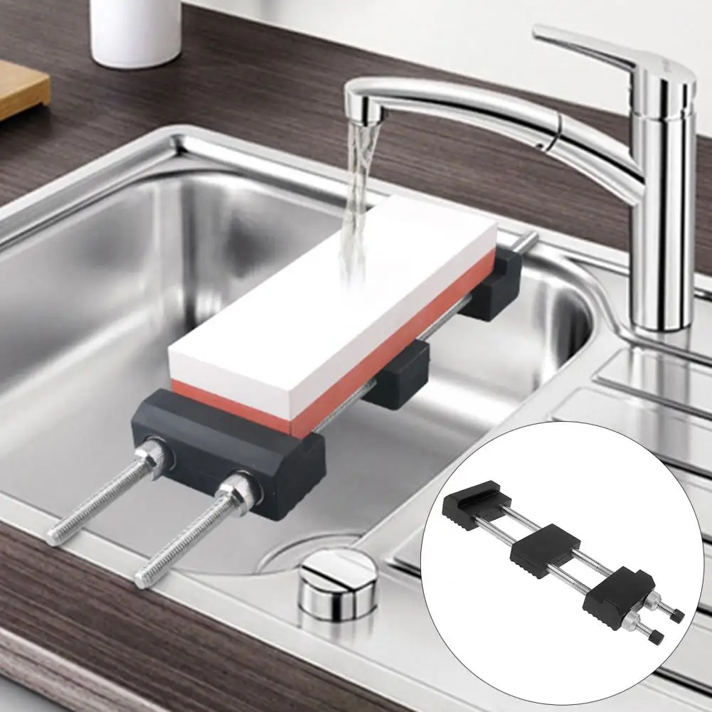 Sharpening Stone Holder Waterstone holder Grindstone Whetstone Base sharpening system Fix Bracket Non-slip Sharpener Dock steel