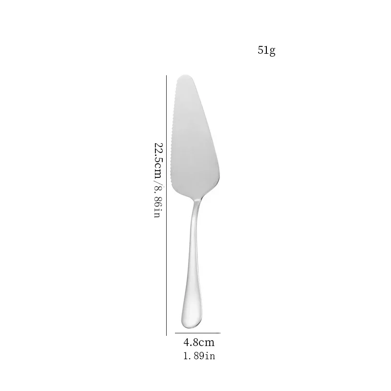 Description Picture 4 of itemPie Server Cake Spatula Cheese Pizza Cutter Stainless Steel Cake Cutter Divider Baking Tools Bakery Kitchen Utensil Cake Tools