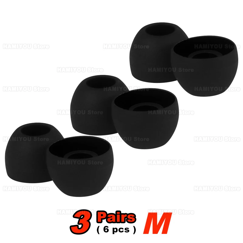 Silicone Noise Reduction Earbud Tips - Soft and Comfortable Replacement Earplugs