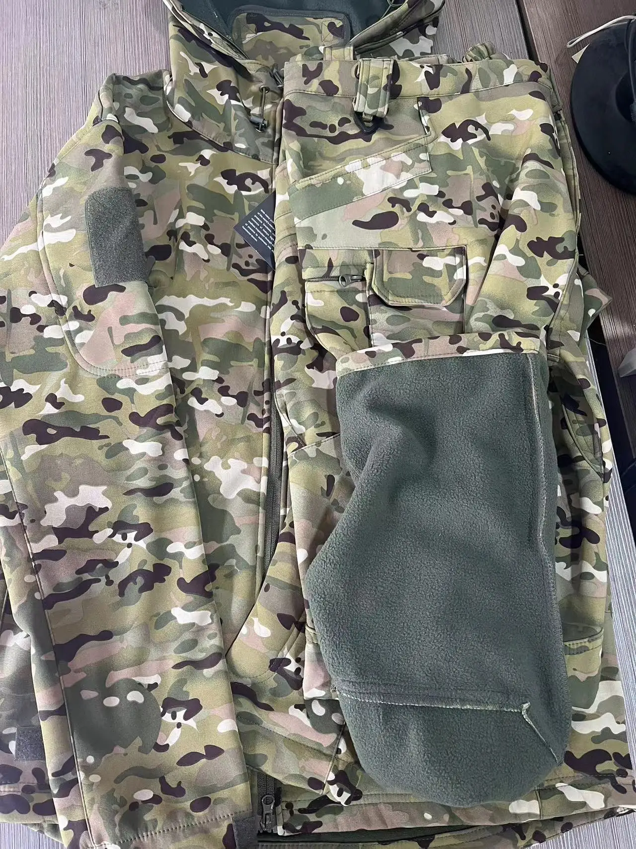 Softshell Hoodie Men M-5XL Jackets Pants Tactical Waterproof Camping Hiking Trekking Hunting Fishing Trousers Plus Size